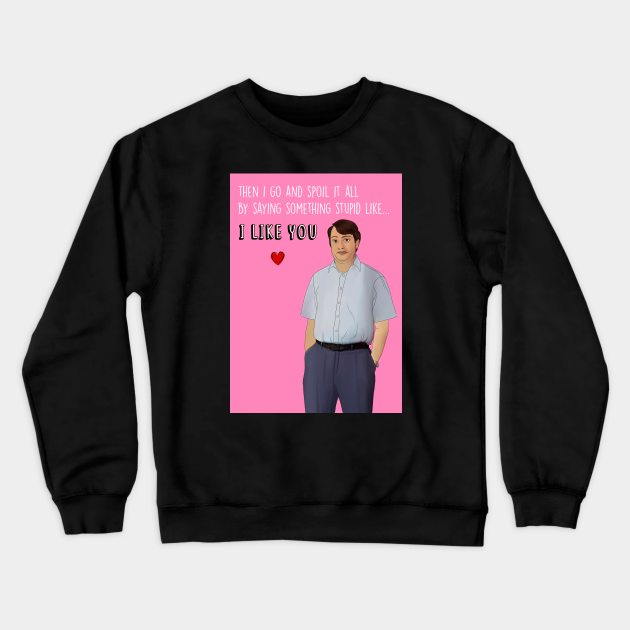 I Like You Mark C Crewneck Sweatshirt by Poppy and Mabel